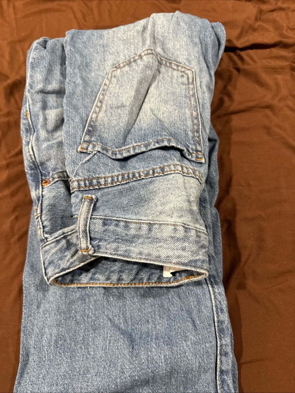 Light Blue Distressed Women's Jeans
